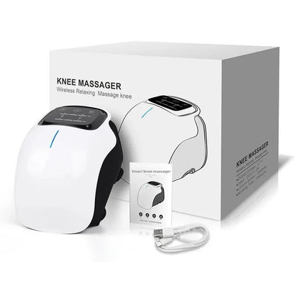 RelaxKnee™ – Trådløs Knæmassager med Varme & Vibration