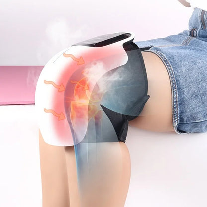 RelaxKnee™ – Trådløs Knæmassager med Varme & Vibration